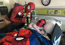 A REAL-LIFE SUPERHERO TO SICK KIDS